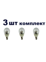 Светодиодная LED лампа G45 4,2W E14 тёпл 3шт