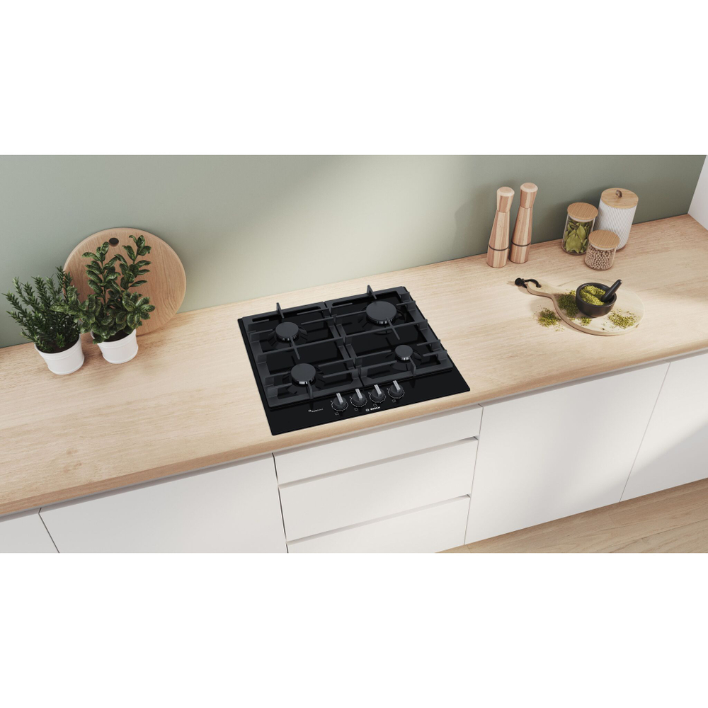 Встраиваемая газовая панель BOSCH PCP6A6B95R Serie 6