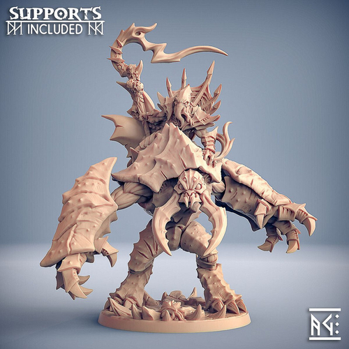 Иллитид mind flayer Illithid Свежеватель разума Некромант Волшебник Маг Колдун на Umber Hulk Бурый увалень миниатюра для dnd, днд, pathfinder, фентези, Настольная игра, НРИ, Варгейм, РПГ