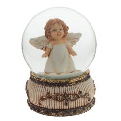 GAEM Фигурка декор в стекл шаре "Ангел", D 6.5 см, L6,5 W6,5 H9 см, 3в.
