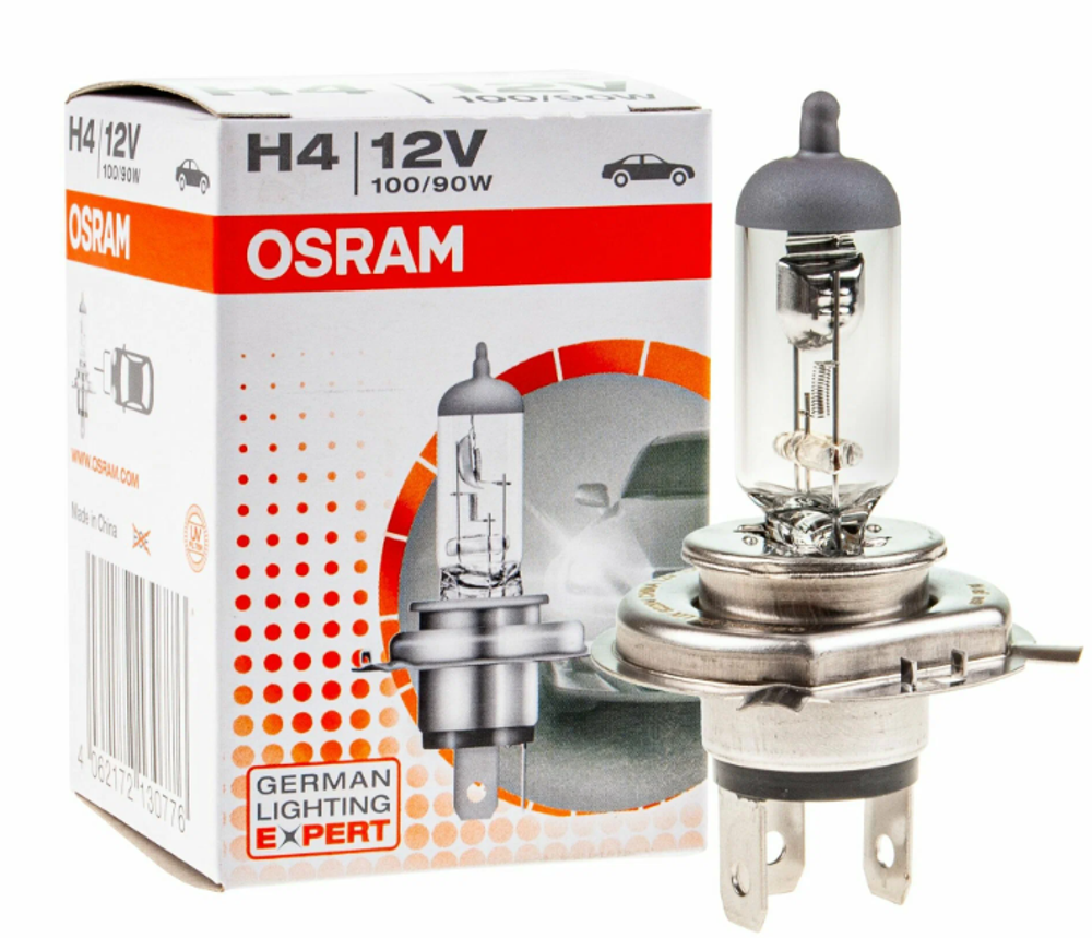Автолампа H4 12V100/90W P43t Osram #62204CLC ORIGINAL шт