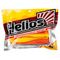Виброхвост Catcher 2,75'/7 см Orange & Yellow 7шт. (HS-1-015) Helios