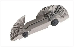 Резьбомер метрический и дюймовый 58 лезвий Нержавеющая сталь