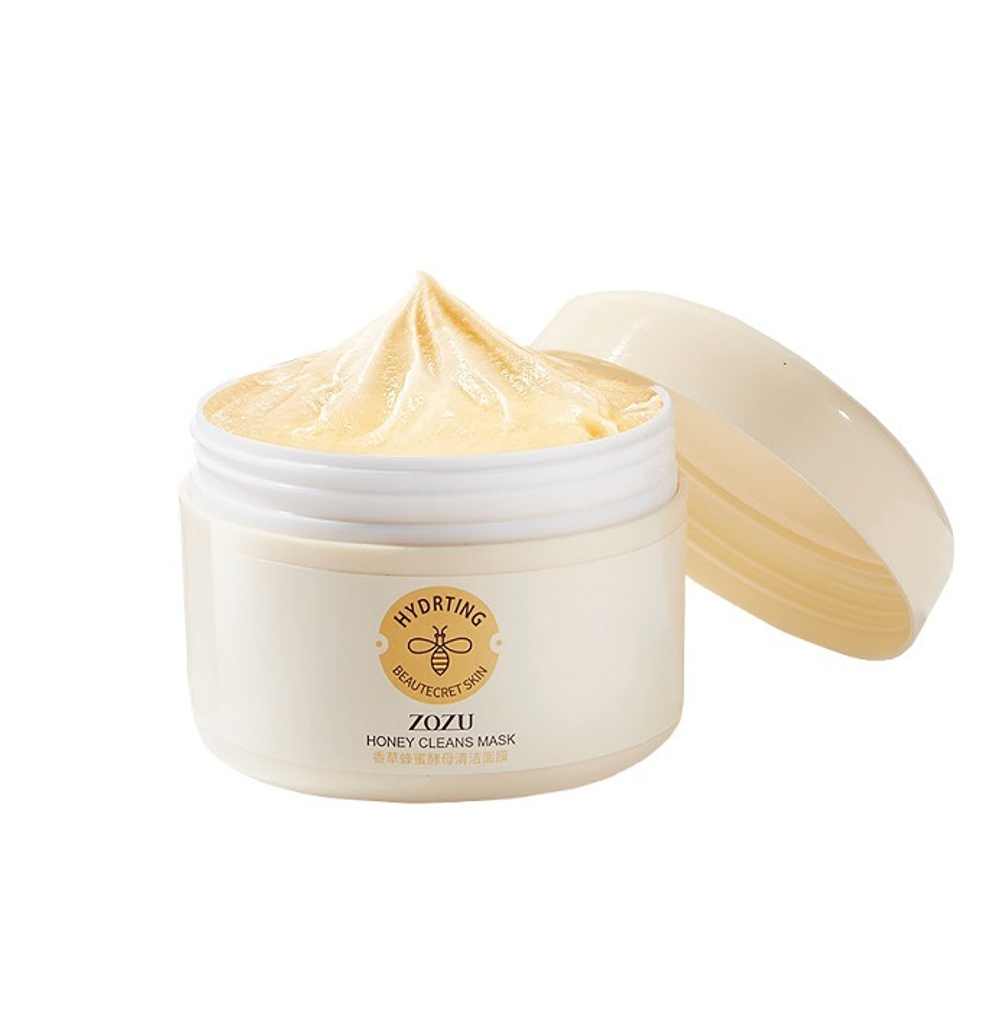 Маска для лица ZOZU с Медом очищающая Honey Cleans Mask 100 г