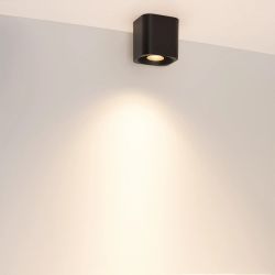 Светильник SP-ACENTO-S95x95-10W Warm3000 (BK, 20-45 deg, 230V) (Arlight, IP20 Металл, 5 лет) 055747