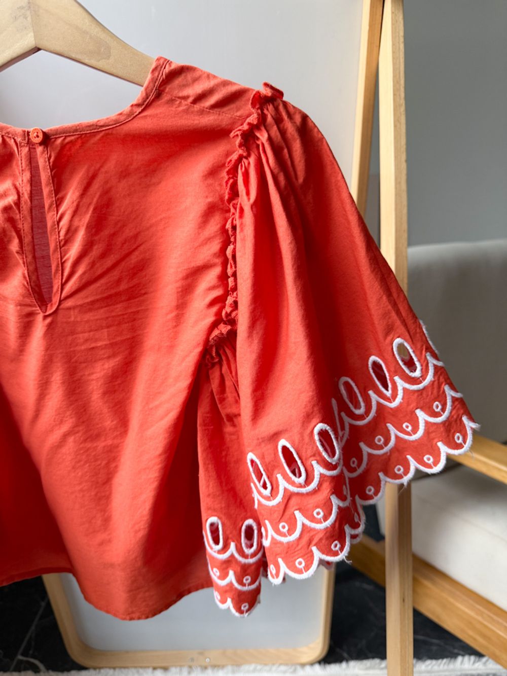 Хлопковая блузка Stella McCartney, 128