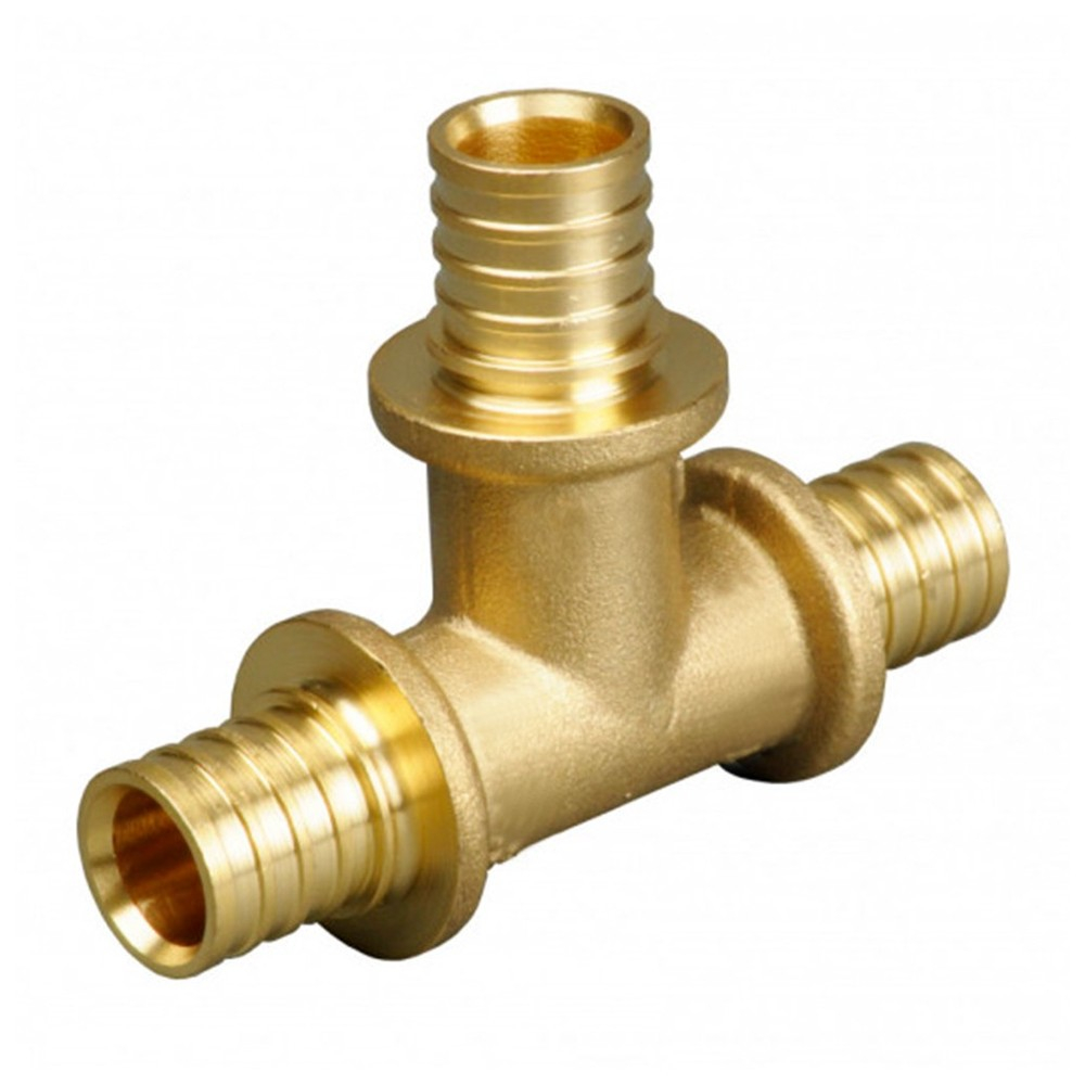 Тройник ONE PLUS 32 латунь акс. (24/4)