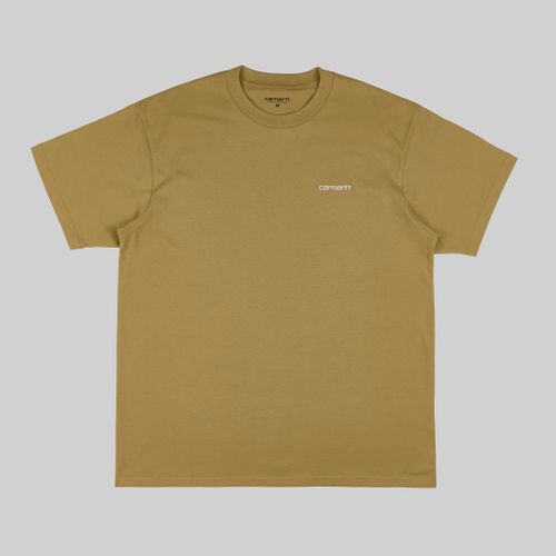 Футболка мужская Carhartt WIP Script Embroidery артикул:I030435_agate - купить в магазине Дайс