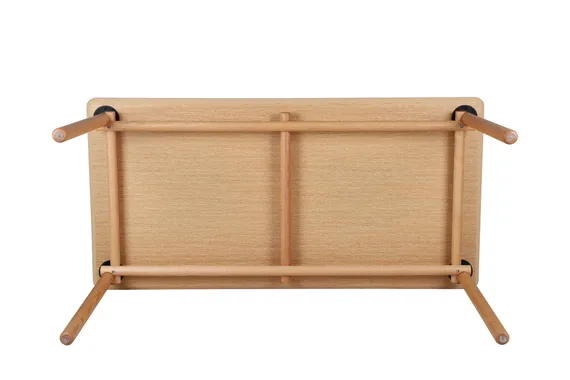 Обеденный стол Meiko 160х80 см, массив дуба, меламин