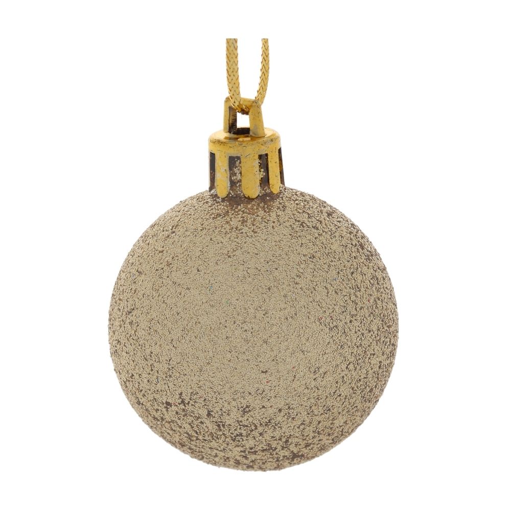 GAEM Набор из 12шт Украшение новогоднее "Шар", D 4 см, L9,5 W9,5 H10,5 см