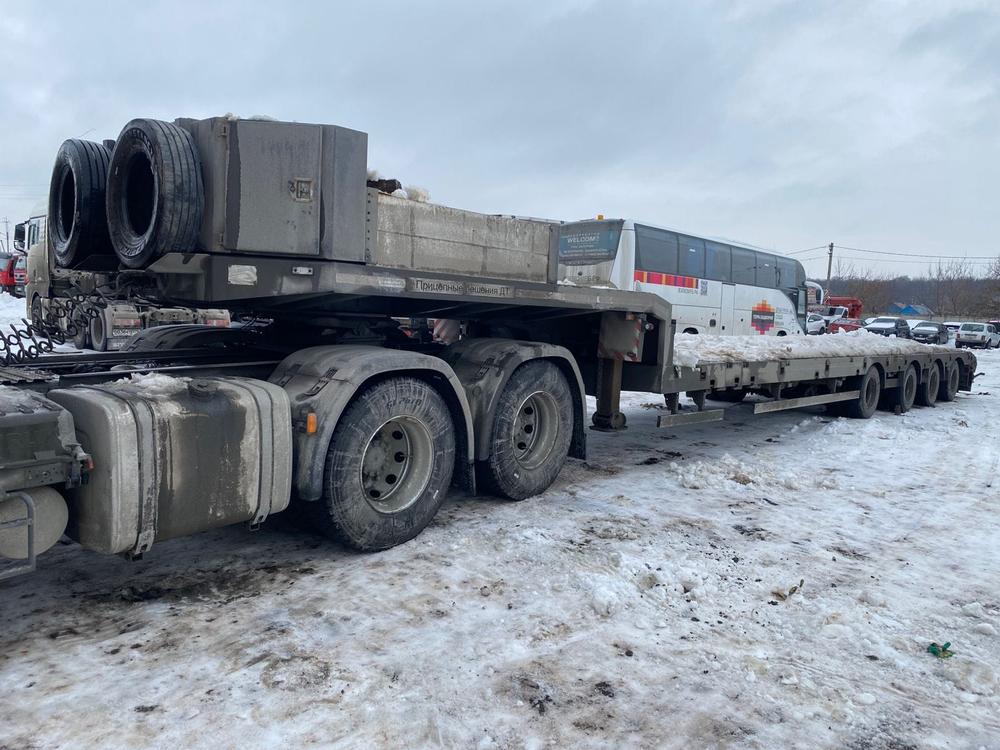 ДЕЛО Техники 9834* Полуприцеп тяжеловоз 4 оси 9834-0000050-05 (Раздвижной)