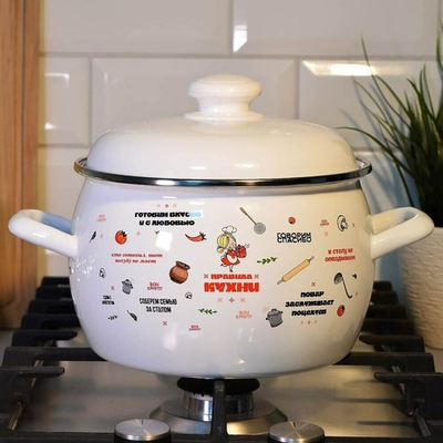 Кастрюля 3,5л "Правила кухни"