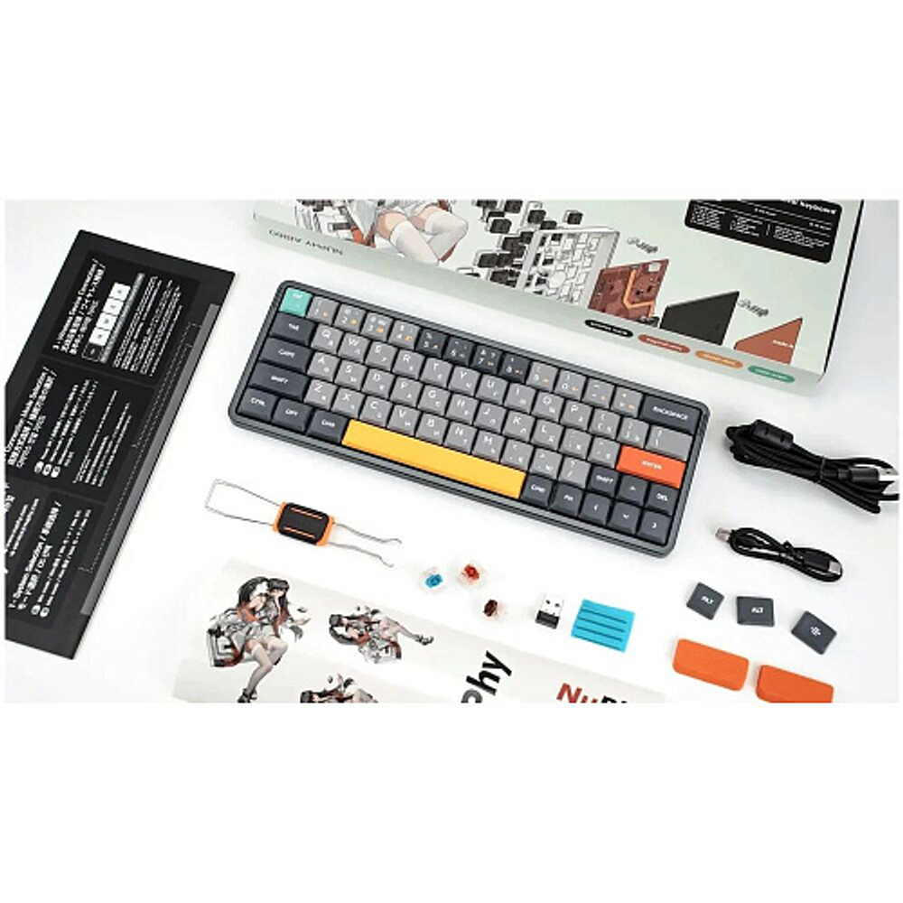 Клавиатура Nuphy AIR60 (Red Switch) Wireless RGB Twilight (AIR60-TW1-F)