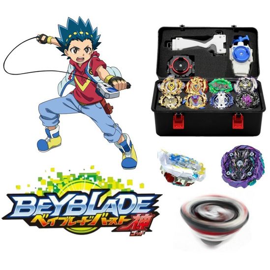 Набор волчков BB в чемодане 8в1 + 2 пускателя