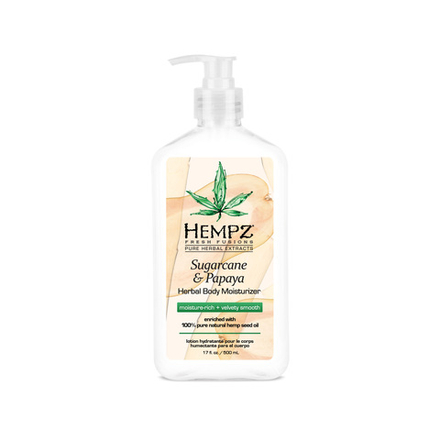 HEMPZ Молочко для тела увлажняющее Сахарный тростник и Папайя 500ml/Sugarcane & Papaya Herbal Body Moisturizer