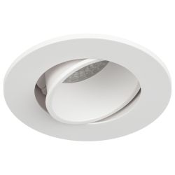 Встраиваемый светильник декоративный ЭРА KL90 WH MR16/GU5.3 белый, пластиковый