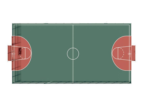 Ограждение для спортивной площадки 15х21