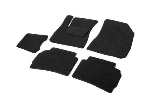 Коврики текстиль в салон, AutoFlex Business для Chevrolet Malibu IХ поколение седан 2015-2018 2018-н.в., графит, 6 частей, 5130601