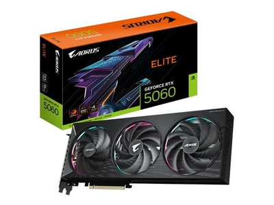 Видеокарта Gigabyte Nvidia GeForce RTX 5060 Elite [GV-N5060AORUS E-8GD]