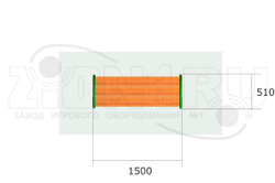 Скамейка парковая М1 СП001 для улицы