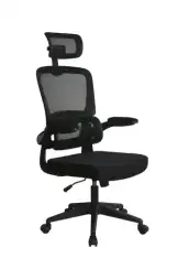 Кресло для руководителя Gramber С11 Сетка черная/Ткань черная