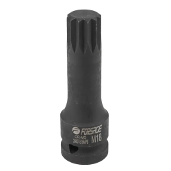 Головка-бита SPLINE ударная M18,1/2'' Forsage F-24807818MPB