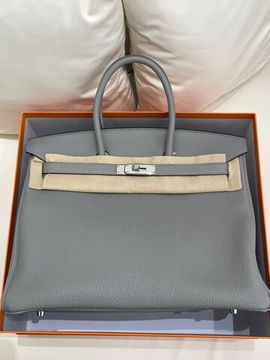 Cумка Birkin 35 Gris Mouette Togo Palladium Hardware Hermes