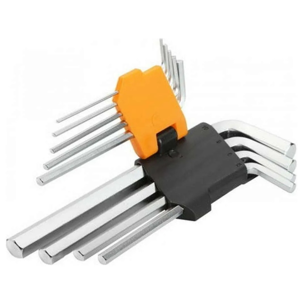 Набор ключей шестигранных удлиненных TOLSEN CrV HEX 9шт. 20048