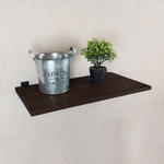 Настенные полки из натурального дерева в стиле Лофт