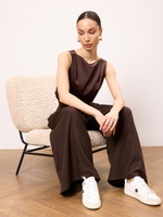 Топ блуза вечерний атласный с открытой спиной