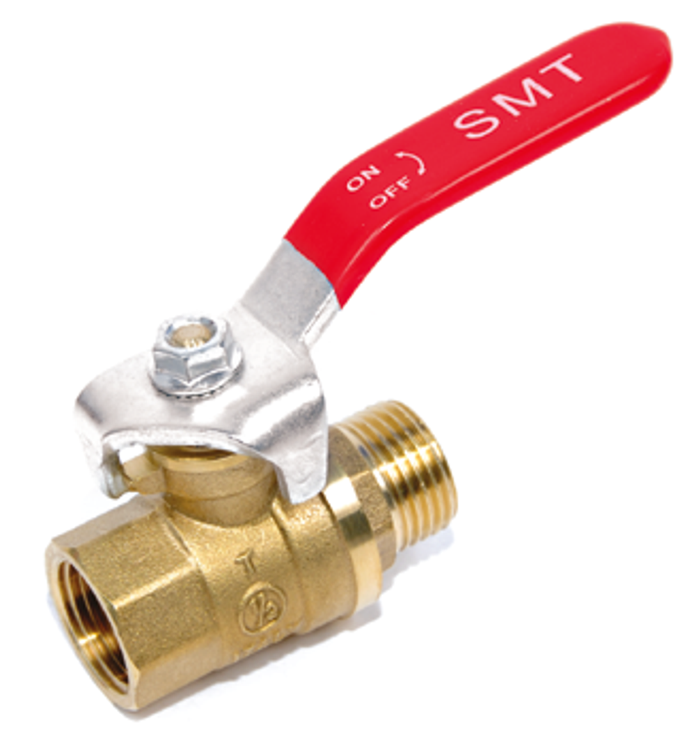 Кран шаровый SMART 32 Г/Ш красная ручка 501H6612R