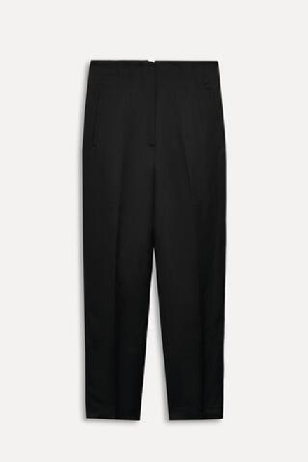 ZARA БРЮКИ ИЗ СМЕСОВОГО ЛЬНА — 50TH ANNIVERSARY, ЧЕРНЫЙ
