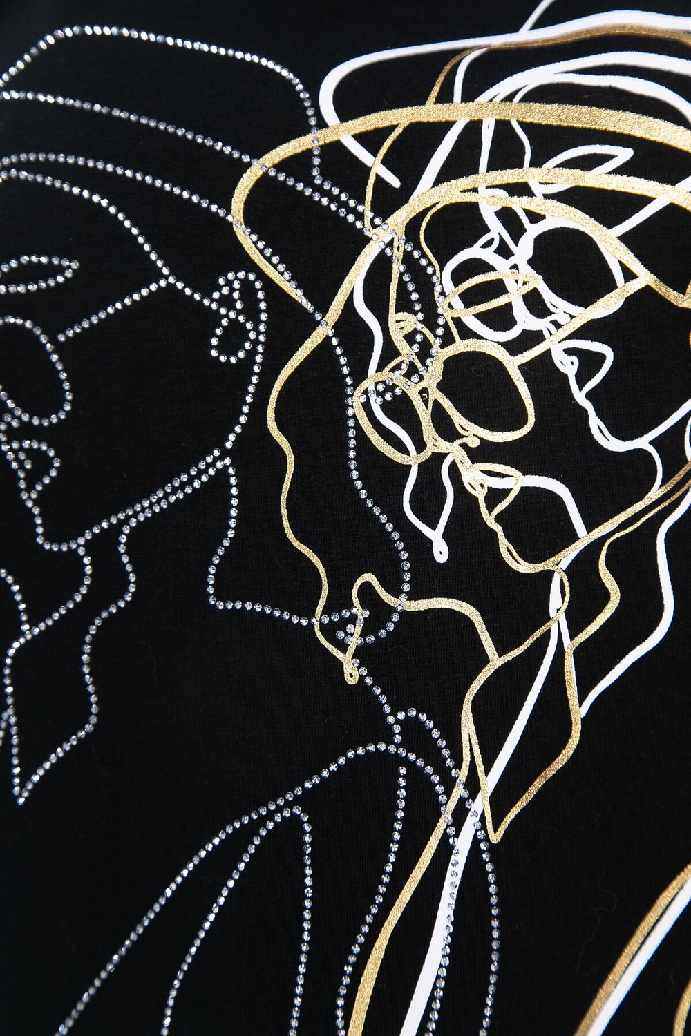 Блуза Деметра (черная) Б12718-20 LT Collection