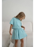 Летний костюм для девочки с шортами