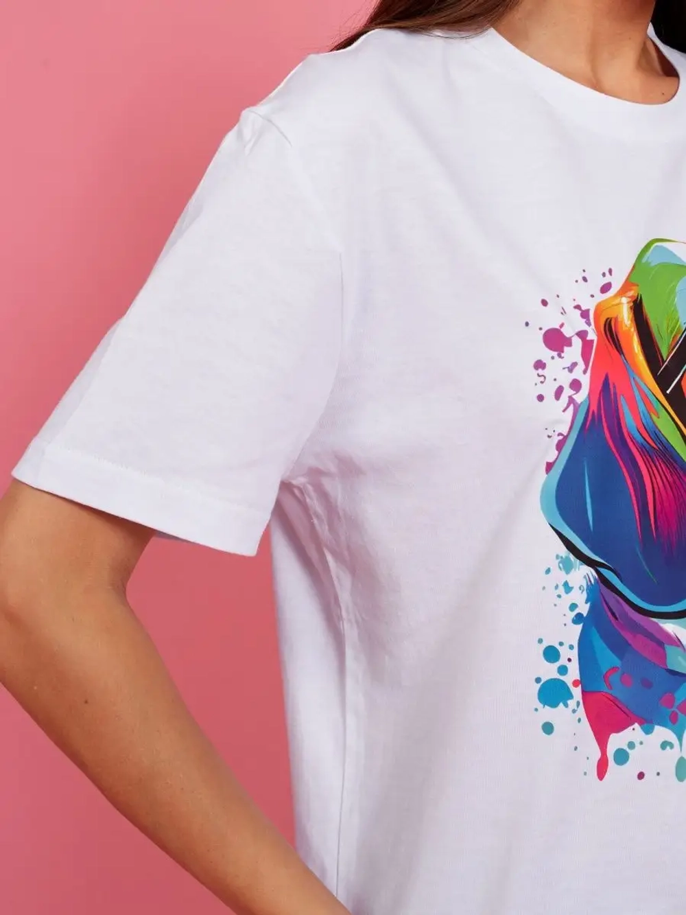 Футболка оверсайз с принтом собакой Бигль Корги Хаски