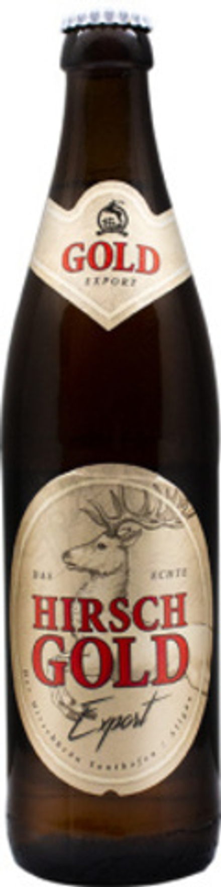 Пиво Хиршброй Голд / Der Hirschbrau Gold 0.5 - стекло