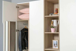 Спальня Муссон Белый/Дуб Эндгрейн