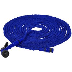 Шланг для полива GREEN APPLE GA-HOS3 растягивающийся с коннекторами и пистолетом в комплекте 50м | 