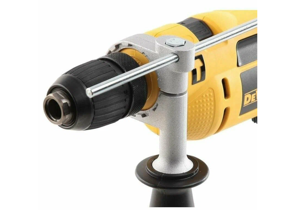 Ударная дрель DeWALT DWD024, жёлтый, 750Вт, ключевой патрон, коробка