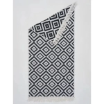 Коврик из хлопка KILIM GOLD 80серый-черный, Турция 57634