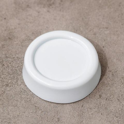 Набор из 4 круглых белых антивибрационных подставок «Доляна»