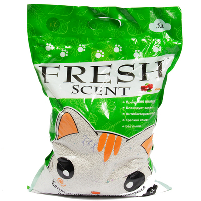 Кошач.наполн. FRESH Свежесть Яблоко 5л.