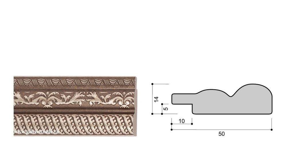 Багет интерьерный 50*14 5024C-042X (603184)