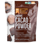 BetterBody Foods, органический какао-порошок, 454 г (16 унций)
