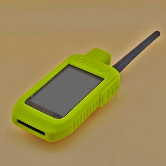 Чехол силиконовый для Garmin Alpha 200 / 300 защитный противоскользящий бампер (Лайм)