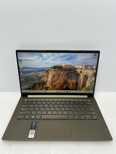 Ноутбук Lenovo Yoga Slim7 14ITL05 82A3004QRU 14"/Intel Core i7 1165G7/RAM16GB DDR4/1TB SSD/Intel Iris Xe graphics/1920х1080/IPS/Windows 11/Подсветка: LED/Цвет: темно-зеленый. Состояние: C1