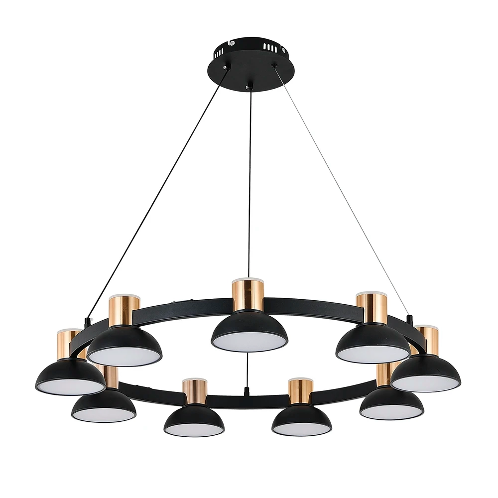 Подвесная люстра Indigo TRAFORO 11059/9P Black V000183L