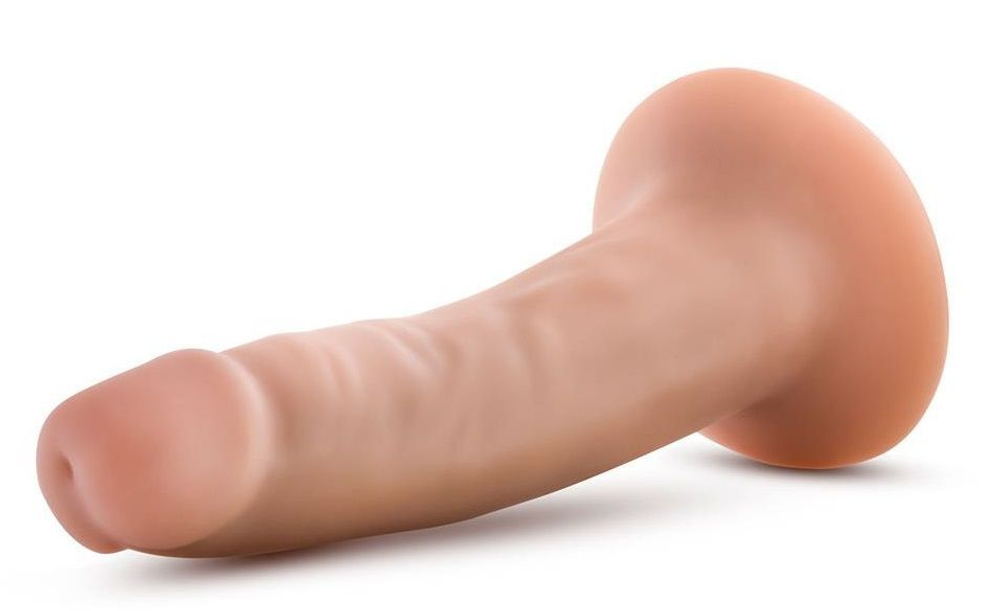 Телесный фаллоимитатор-реалистик 5 Inch Posable Dildo - 13,9 см. (Цвет: телесный)