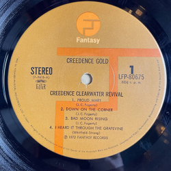 Винтажная виниловая пластинка LP Creedence Clearwater Revival Gold (Japan 1973) (No Obi) Bad Moon Rising