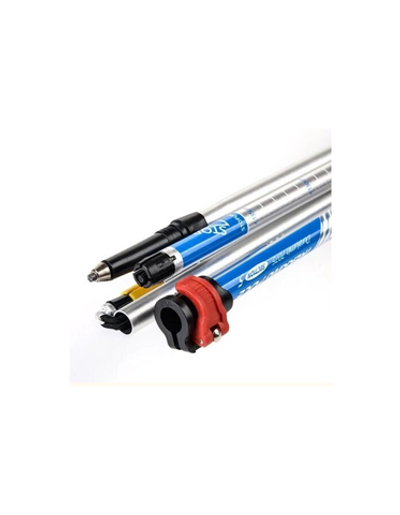 Палки треккинговые, алюминиевые, 5 уровней, синие, для ходьбы (2 шт.)